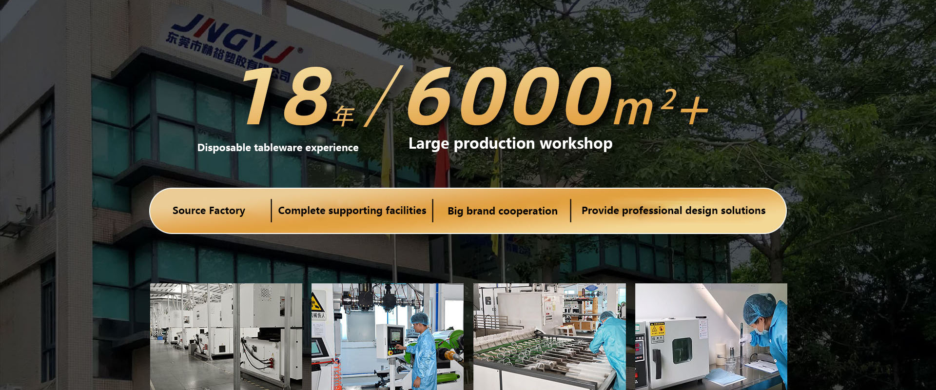 Direct from the Source Factory with 18 Years of Disposable Tableware Expertise