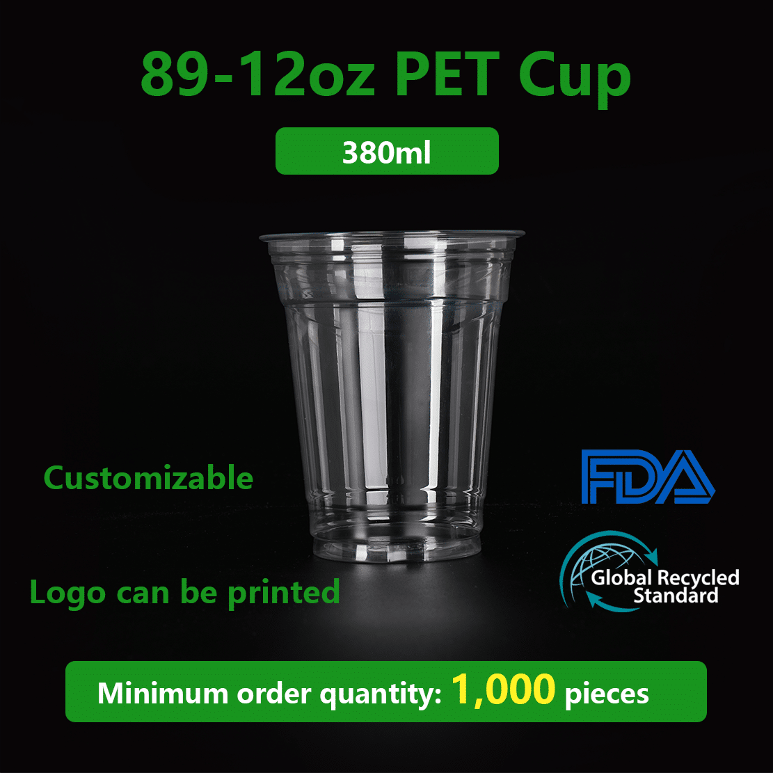 89-12oz PET Cup