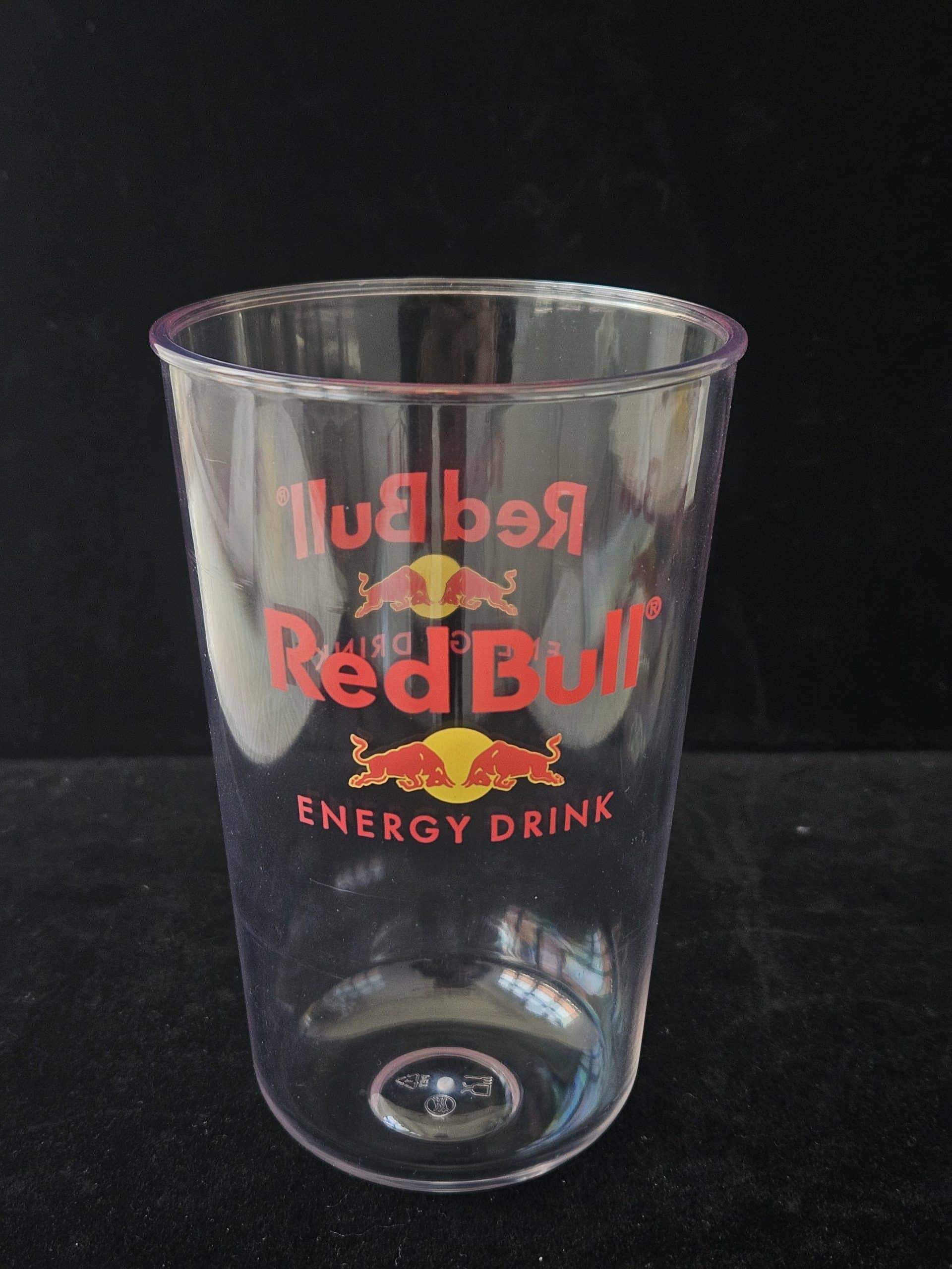Red Bull Authorized 2mm PET Injection Cups | Shatterproof Glass-Alike Drinkware
