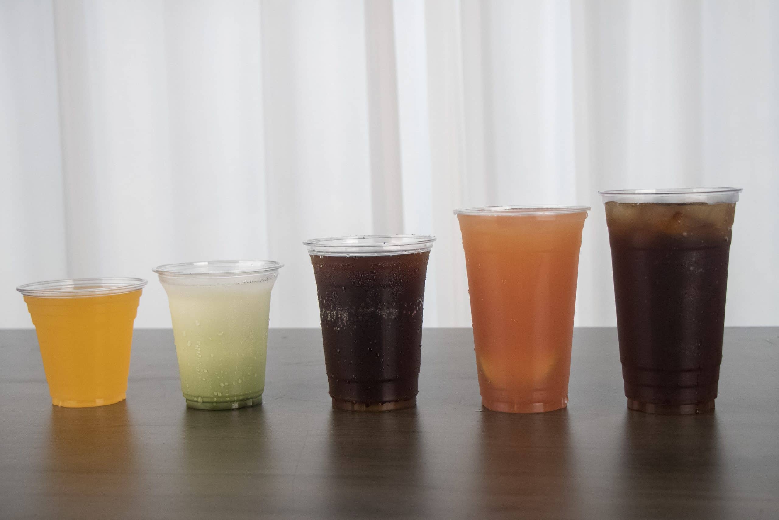 Multiple Styles, Custom Patterns, PET Cups for Coffee, Milk Tea & More