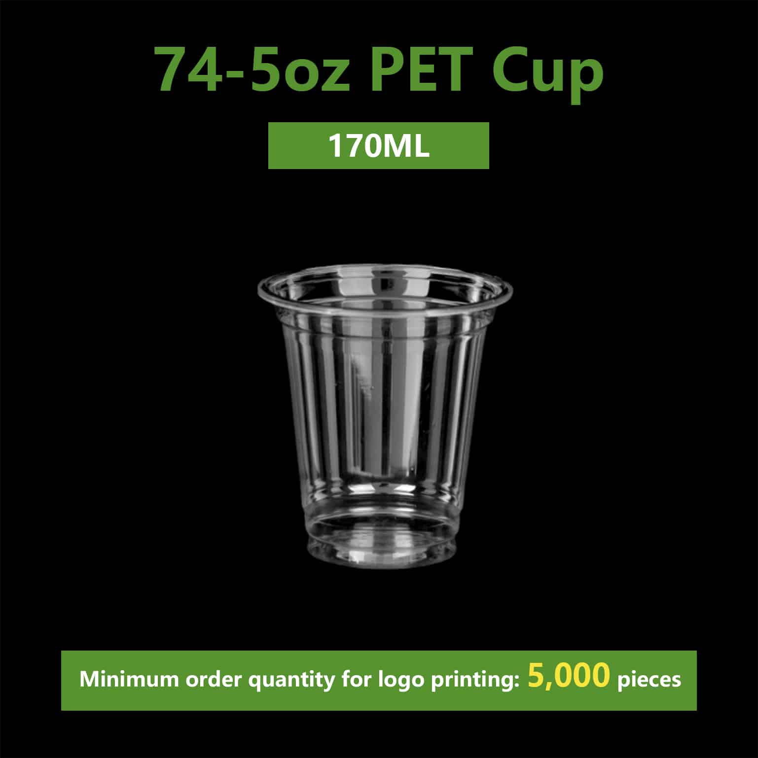 74-5oz PET Cup